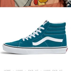 Men's size 9 Teal/Aqua Vans